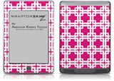 Boxed Fushia Hot Pink - Decal Style Skin (fits Amazon Kindle Touch Skin)