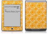 Wavey Orange - Decal Style Skin (fits Amazon Kindle Touch Skin)