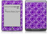 Wavey Purple - Decal Style Skin (fits Amazon Kindle Touch Skin)