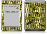 HEX Mesh Camo 01 Yellow - Decal Style Skin (fits Amazon Kindle Touch Skin)