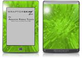 Stardust Green - Decal Style Skin (fits Amazon Kindle Touch Skin)
