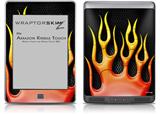 Metal Flames - Decal Style Skin (fits Amazon Kindle Touch Skin)