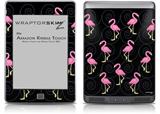 Flamingos on Black - Decal Style Skin (fits Amazon Kindle Touch Skin)