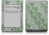Victorian Design Green - Decal Style Skin (fits Amazon Kindle Touch Skin)