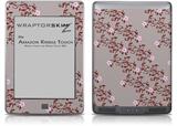 Victorian Design Red - Decal Style Skin (fits Amazon Kindle Touch Skin)