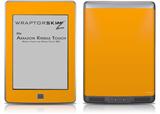 Solids Collection Orange - Decal Style Skin (fits Amazon Kindle Touch Skin)