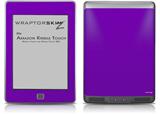 Solids Collection Purple - Decal Style Skin (fits Amazon Kindle Touch Skin)