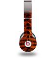 Skin Decal Wrap works with Original Beats Solo HD Headphones Fractal Fur Tiger Skin Only (HEADPHONES NOT INCLUDED)