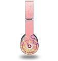 Skin Decal Wrap works with Original Beats Solo HD Headphones Kearas Flowers on Pink Skin Only (HEADPHONES NOT INCLUDED)