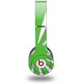 Skin Decal Wrap works with Original Beats Solo HD Headphones Rising Sun Japanese Flag Green Skin Only (HEADPHONES NOT INCLUDED)