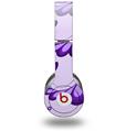 Skin Decal Wrap works with Original Beats Solo HD Headphones Petals Purple Skin Only (HEADPHONES NOT INCLUDED)