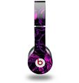 Skin Decal Wrap works with Original Beats Solo HD Headphones Twisted Garden Purple and Hot Pink Skin Only (HEADPHONES NOT INCLUDED)