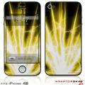 iPhone 4S Skin Lightning Yellow