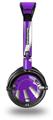 Rising Sun Japanese Flag Purple Decal Style Skin fits Skullcandy Lowrider Headphones (HEADPHONES  SOLD SEPARATELY)