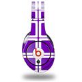 WraptorSkinz Skin Decal Wrap compatible with Original Beats Studio Headphones Squared Purple Skin Only (HEADPHONES NOT INCLUDED)