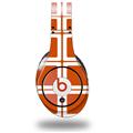 WraptorSkinz Skin Decal Wrap compatible with Original Beats Studio Headphones Squared Burnt Orange Skin Only (HEADPHONES NOT INCLUDED)