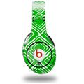 WraptorSkinz Skin Decal Wrap compatible with Original Beats Studio Headphones Wavey Green Skin Only (HEADPHONES NOT INCLUDED)