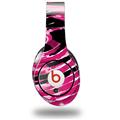 WraptorSkinz Skin Decal Wrap compatible with Original Beats Studio Headphones Alecias Swirl 02 Hot Pink Skin Only (HEADPHONES NOT INCLUDED)