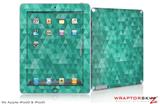 iPad Skin Triangle Mosaic Seafoam Green (fits iPad 2 through iPad 4)