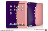 iPad Skin Ripped Colors Purple Pink (fits iPad 2 through iPad 4)