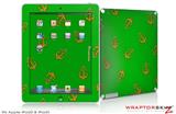 iPad Skin Anchors Away Green (fits iPad 2 through iPad 4)