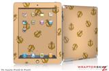 iPad Skin Anchors Away Peach (fits iPad 2 through iPad 4)