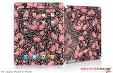 iPad Skin Scattered Skulls Pink (fits iPad 2 through iPad 4)