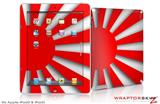 iPad Skin Rising Sun Japanese Flag Red (fits iPad 2 through iPad 4)
