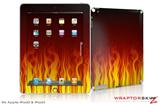iPad Skin Fire on Black (fits iPad 2 through iPad 4)