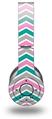 WraptorSkinz Skin Decal Wrap compatible with Original Beats Wireless Headphones Zig Zag Teal Pink and Gray Skin Only (HEADPHONES NOT INCLUDED)