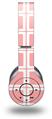 WraptorSkinz Skin Decal Wrap compatible with Original Beats Wireless Headphones Squared Pink Skin Only (HEADPHONES NOT INCLUDED)