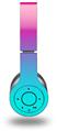 WraptorSkinz Skin Decal Wrap compatible with Original Beats Wireless Headphones Smooth Fades Neon Teal Hot Pink Skin Only (HEADPHONES NOT INCLUDED)