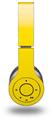 WraptorSkinz Skin Decal Wrap compatible with Original Beats Wireless Headphones Solids Collection Yellow Skin Only (HEADPHONES NOT INCLUDED)