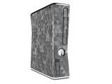Triangle Mosaic Gray Decal Style Skin for XBOX 360 Slim Vertical