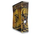 Toxic Decay Decal Style Skin for XBOX 360 Slim Vertical