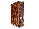 Fractal Fur Giraffe Decal Style Skin for XBOX 360 Slim Vertical