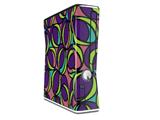 Crazy Dots 01 Decal Style Skin for XBOX 360 Slim Vertical