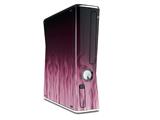 Fire Pink Decal Style Skin for XBOX 360 Slim Vertical