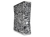 Aluminum Foil Decal Style Skin for XBOX 360 Slim Vertical