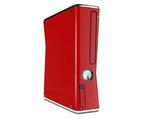 Solids Collection Red Decal Style Skin for XBOX 360 Slim Vertical