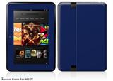 Solids Collection Navy Blue Decal Style Skin fits 2012 Amazon Kindle Fire HD 7 inch
