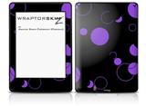Lots of Dots Purple on Black - Decal Style Skin fits Amazon Kindle Paperwhite (Original)