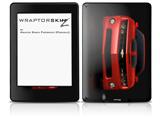 2010 Chevy Camaro Victory Red - Black Stripes on Black - Decal Style Skin fits Amazon Kindle Paperwhite (Original)