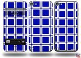 Squared Royal Blue Decal Style Vinyl Skin - fits Apple iPod Touch 5G (IPOD NOT INCLUDED)