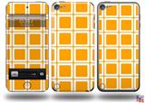 Squared Orange Decal Style Vinyl Skin - fits Apple iPod Touch 5G (IPOD NOT INCLUDED)