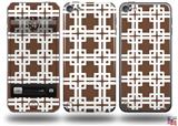 Boxed Chocolate Brown Decal Style Vinyl Skin - fits Apple iPod Touch 5G (IPOD NOT INCLUDED)