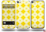 Boxed Yellow Decal Style Vinyl Skin - fits Apple iPod Touch 5G (IPOD NOT INCLUDED)