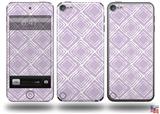 Wavey Lavender Decal Style Vinyl Skin - fits Apple iPod Touch 5G (IPOD NOT INCLUDED)