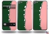 Ripped Colors Green Pink Decal Style Vinyl Skin - fits Apple iPod Touch 5G (IPOD NOT INCLUDED)