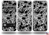 Scattered Skulls Black Decal Style Vinyl Skin - fits Apple iPod Touch 5G (IPOD NOT INCLUDED)